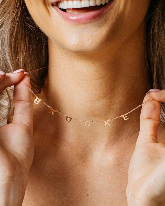 Individual Letter Name Necklace