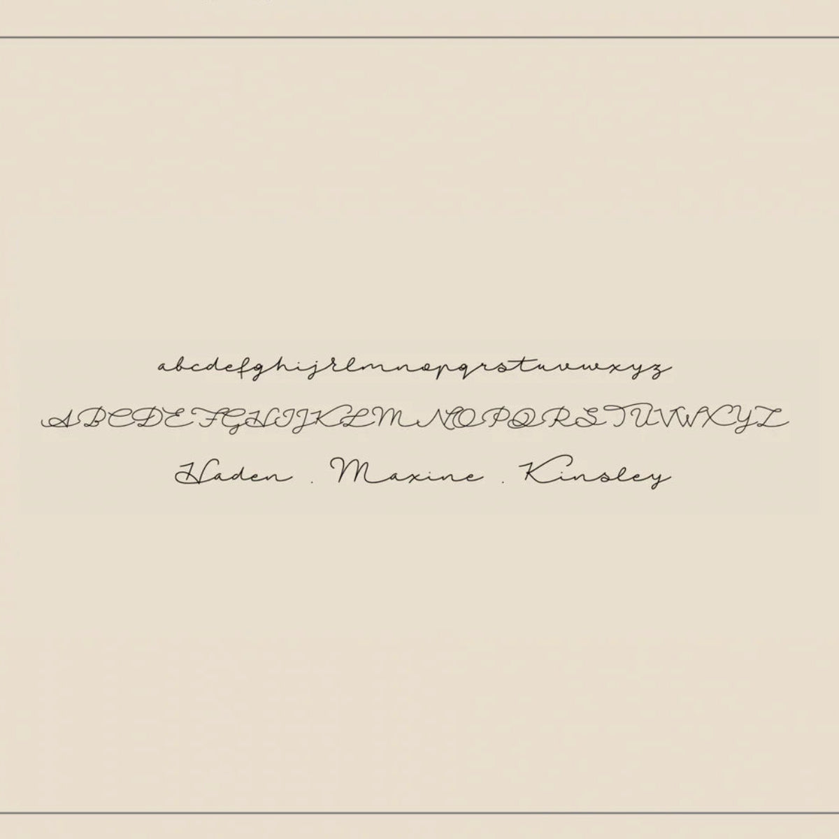 Custom Signature Name Necklace