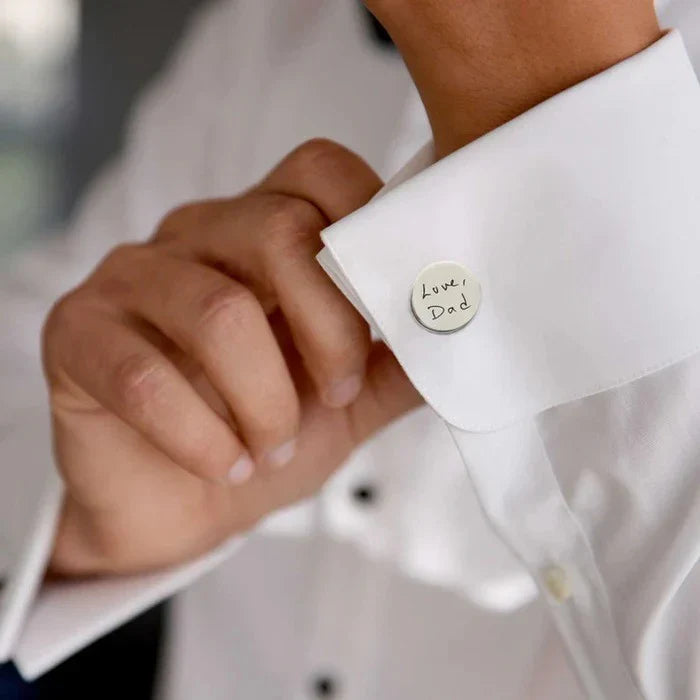 Personalized Handwriting Cuff Links