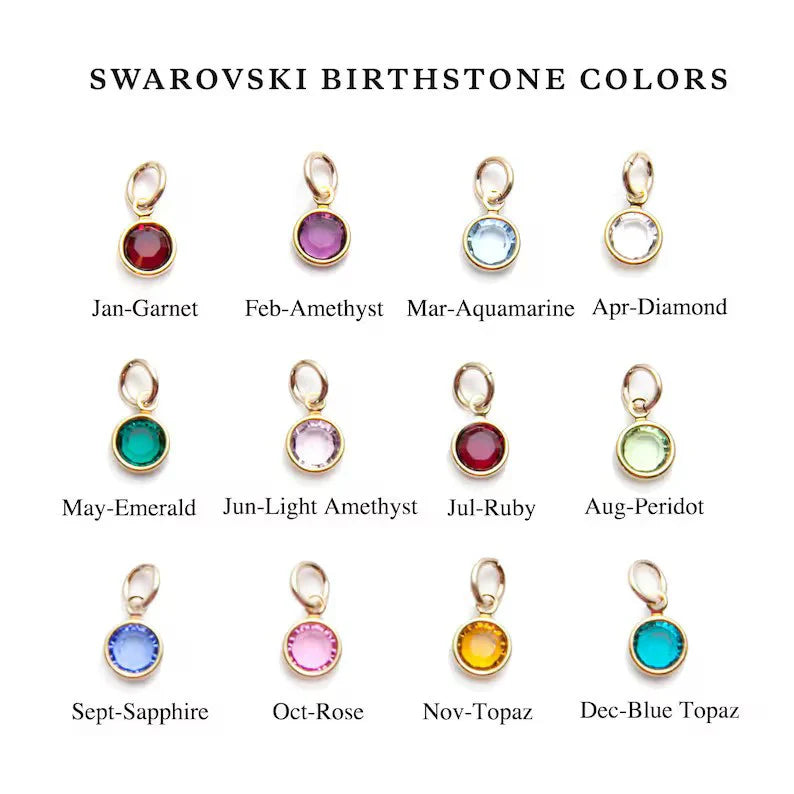 Personalized Morse Code Anklet with Birthstone