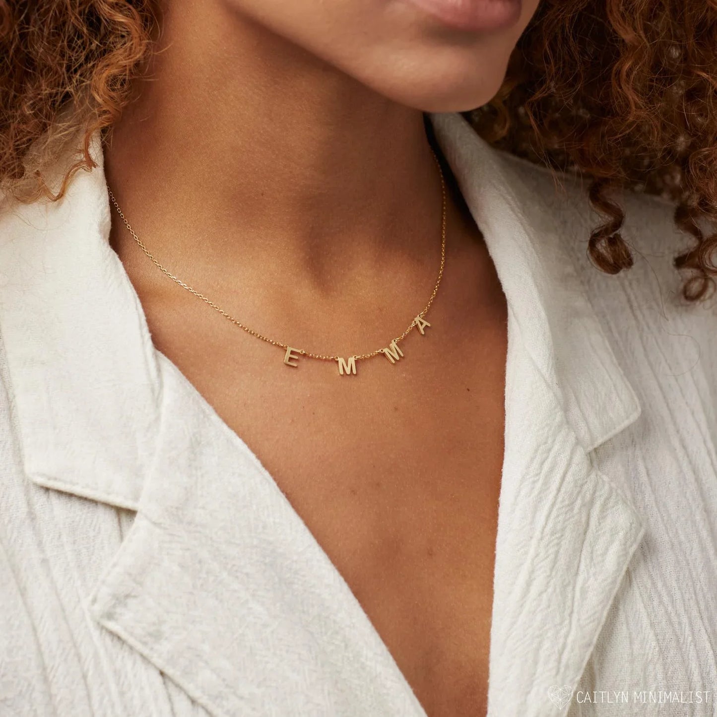 Individual Letter Name Necklace