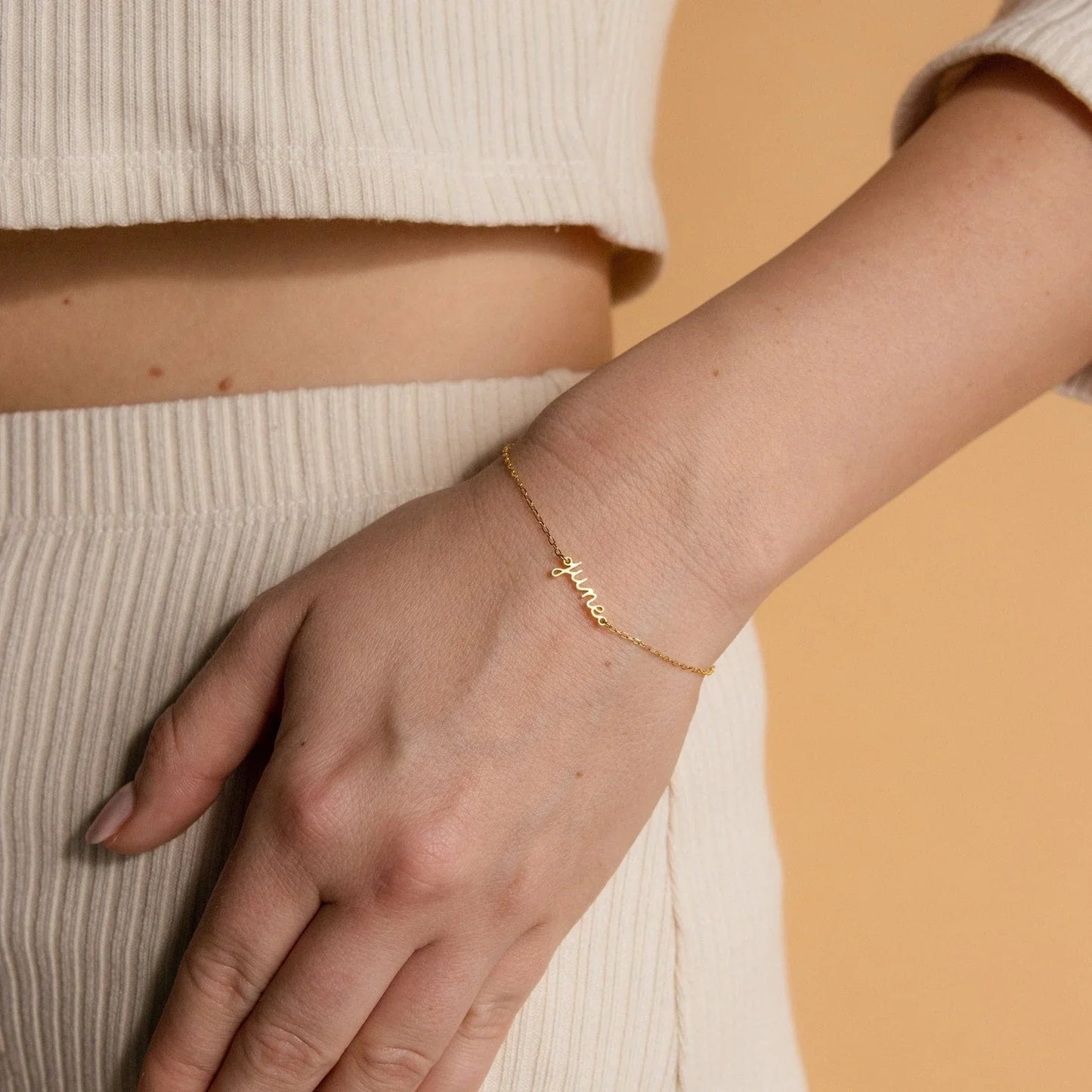 Custom Delicate Name Bracelet for Girls
