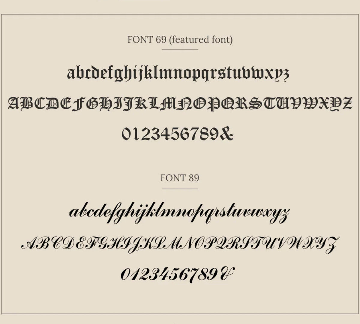Old English Initial Pendant