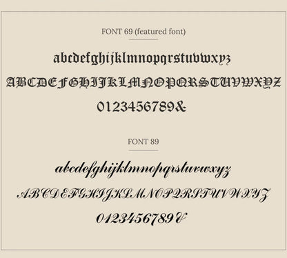 Old English Initial Pendant