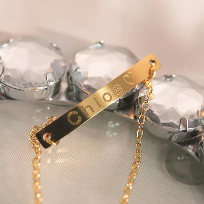 The Name Bar Anklet