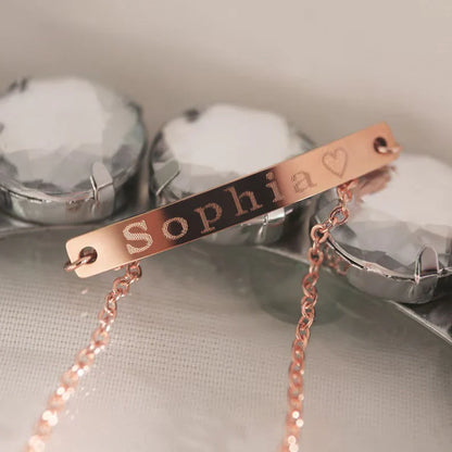 The Name Bar Anklet