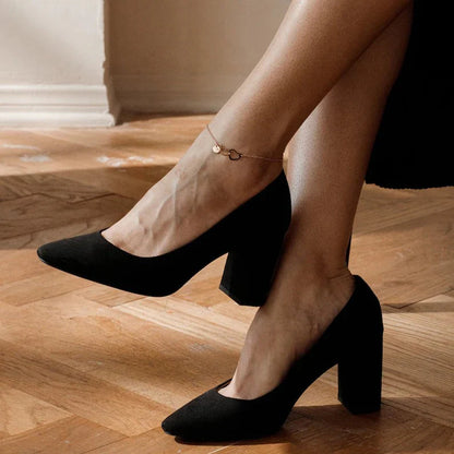 Custom Double Heart Initial Ankle Bracelet