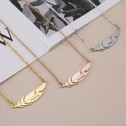 Custom Feather Necklace