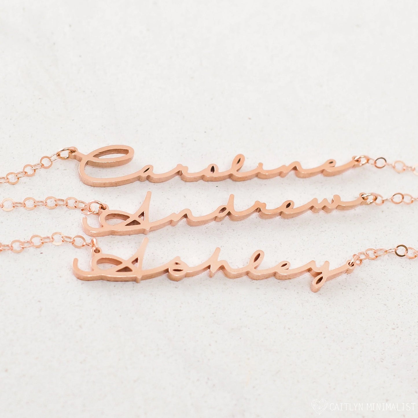 Custom Signature Name Necklace