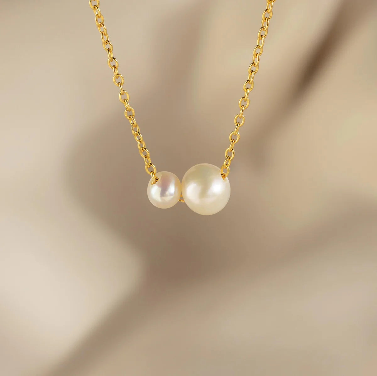 anti tarnish pearl pendant necklace with real freshwater pearls elegant daily wear jewelry