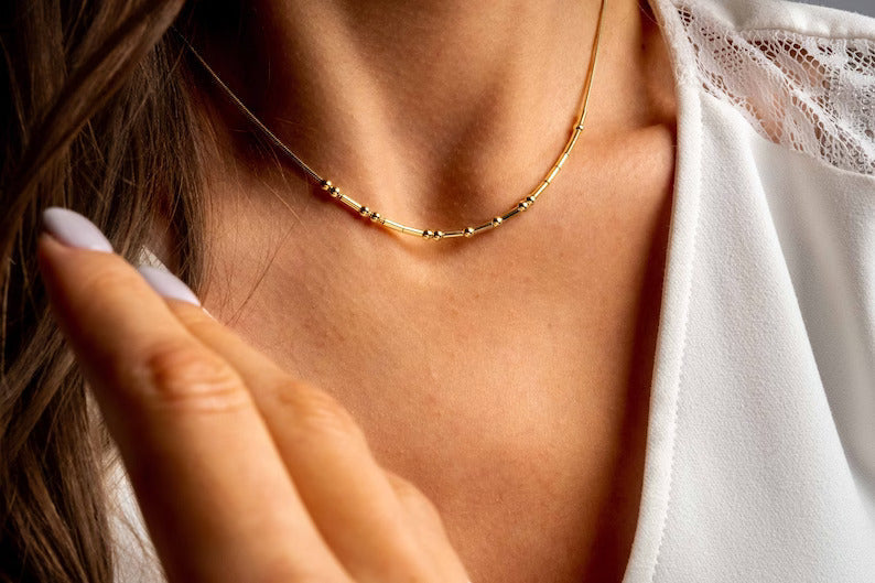 Unisex Morse Code Necklace