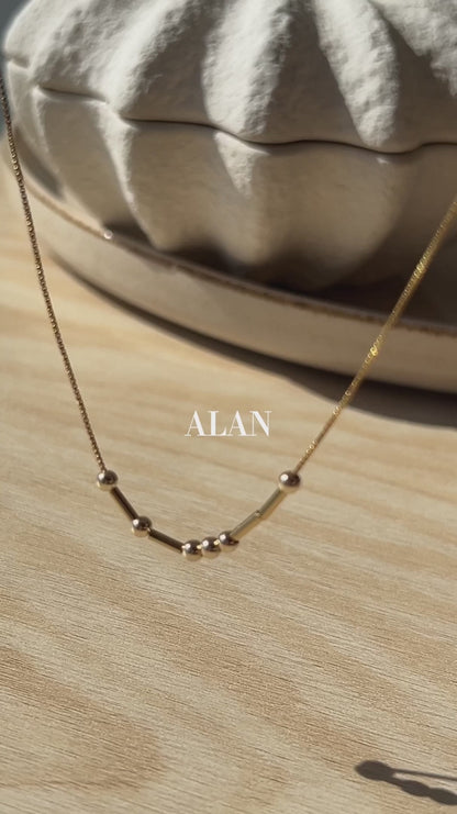 Unisex Morse Code Necklace