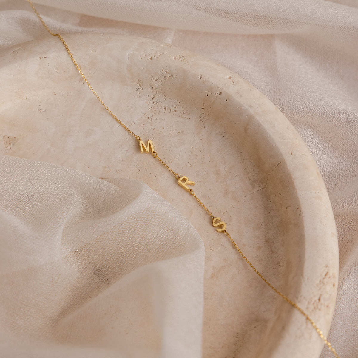 His & Her Forever Initials Necklace