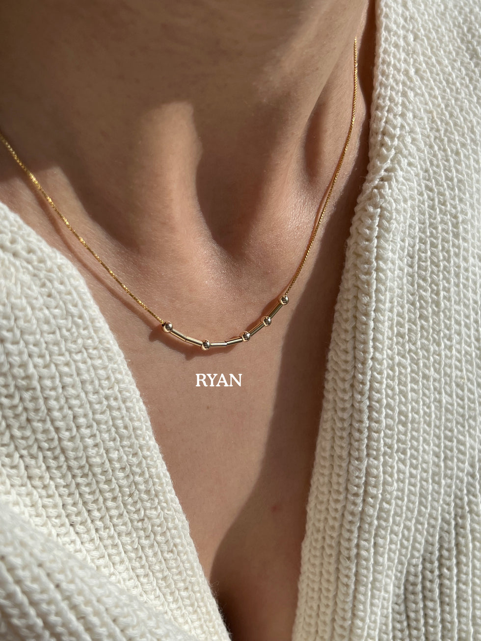 Unisex Morse Code Necklace