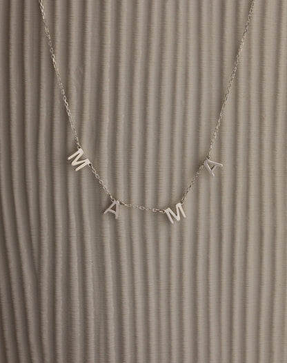 Signature MAMA Letter Necklace