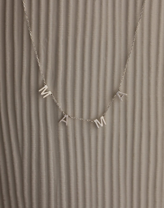 Signature MAMA Letter Necklace