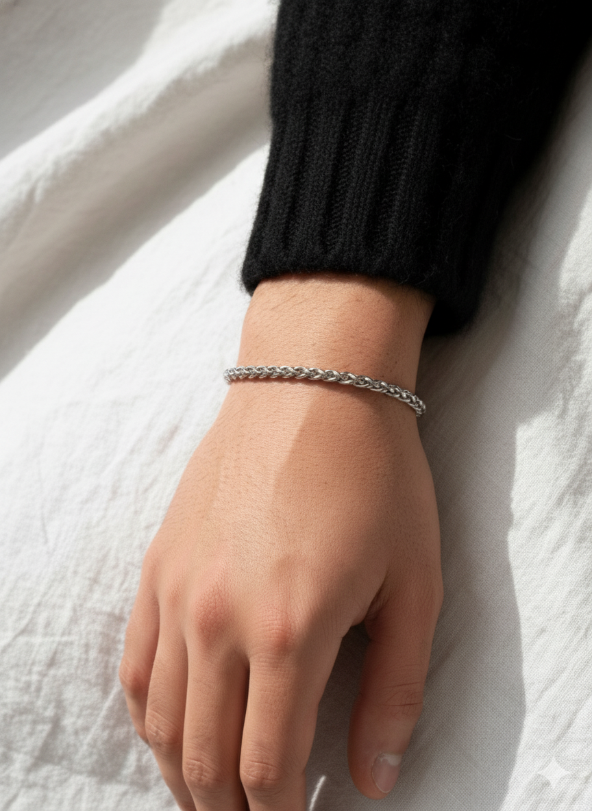 LuxeTwist Woven Bracelet