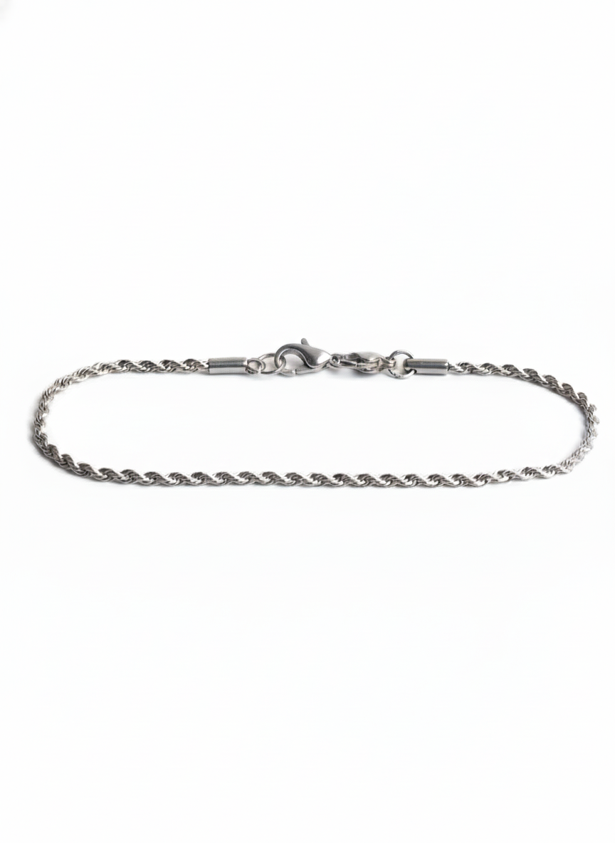 Twisted Steel Rope Bracelate