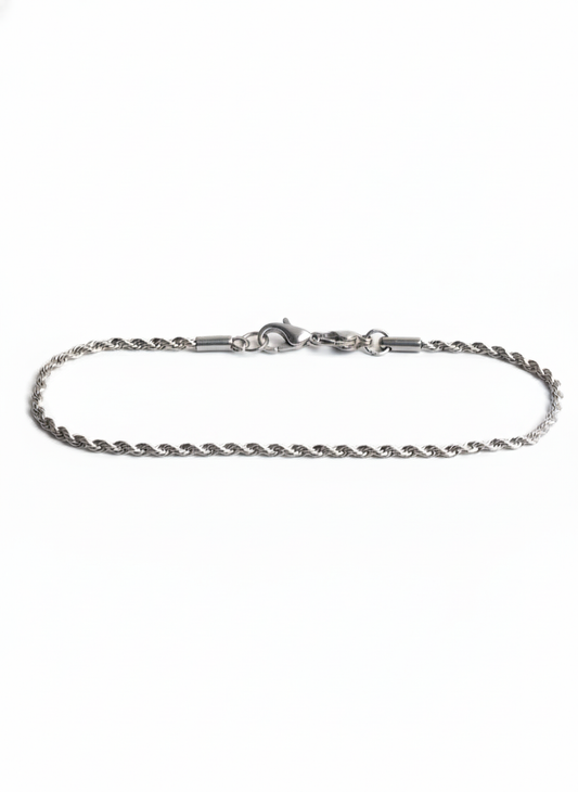 Twisted Steel Rope Bracelate