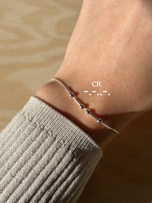 Unisex Morse Code Bracelet