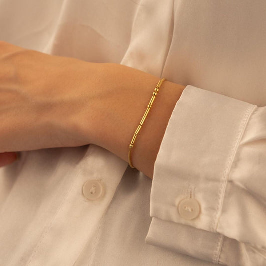 925 silver morse code his & her initial bracelate