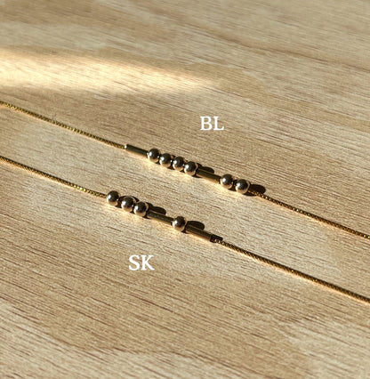 Unisex Morse Code Bracelet(pair)