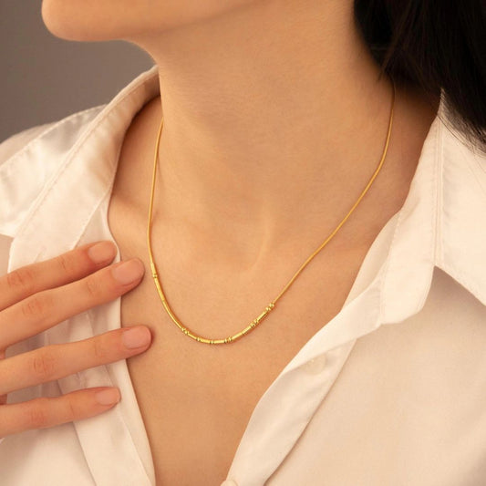 925 silver morse code necklace