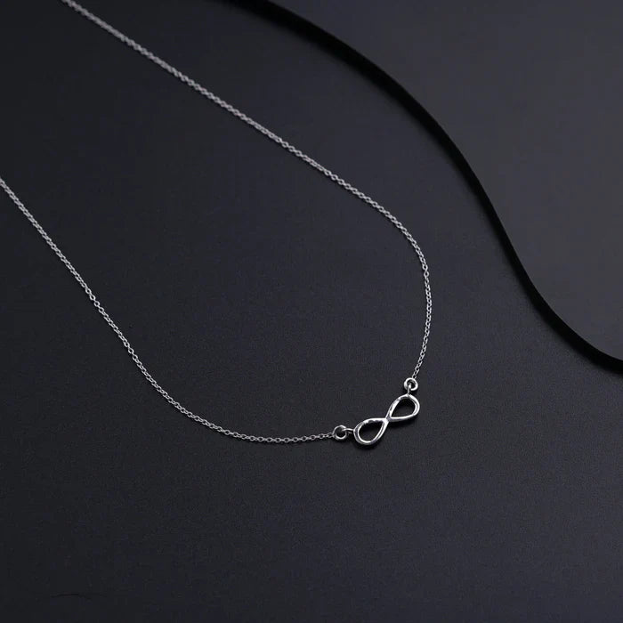 925 Sterling Silver Infinity Necklace